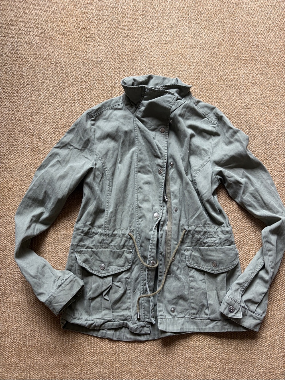 H&M Women's Utility Jacket in Olive
